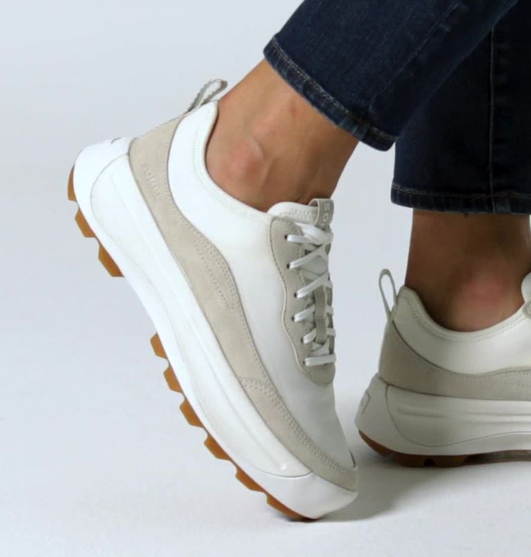 Women's ONA 503 Low Sneaker, Color: Sea Salt, Dark Stone
