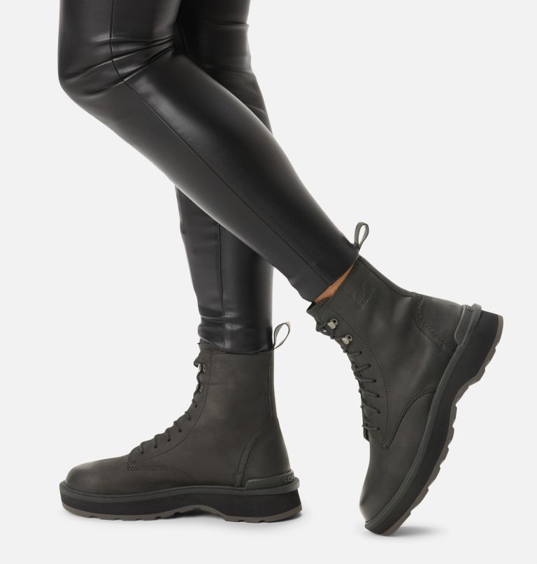 Women's Hi-Line Lace Boot, Color: Black, Jet, image 8