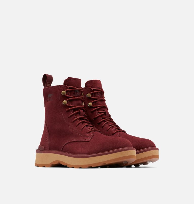 Womens timberland boots with best sale red laces