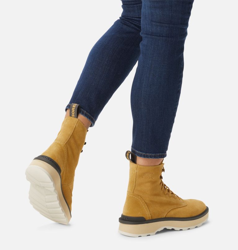 Women's Hi-Line Lace Boot, Color: Geo Yellow, Jet, image 8
