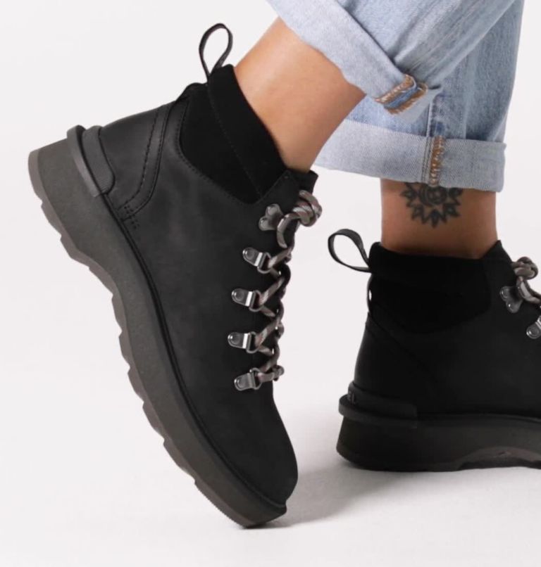 Women's Hi-Line Hiker Boot, Color: Black, Jet