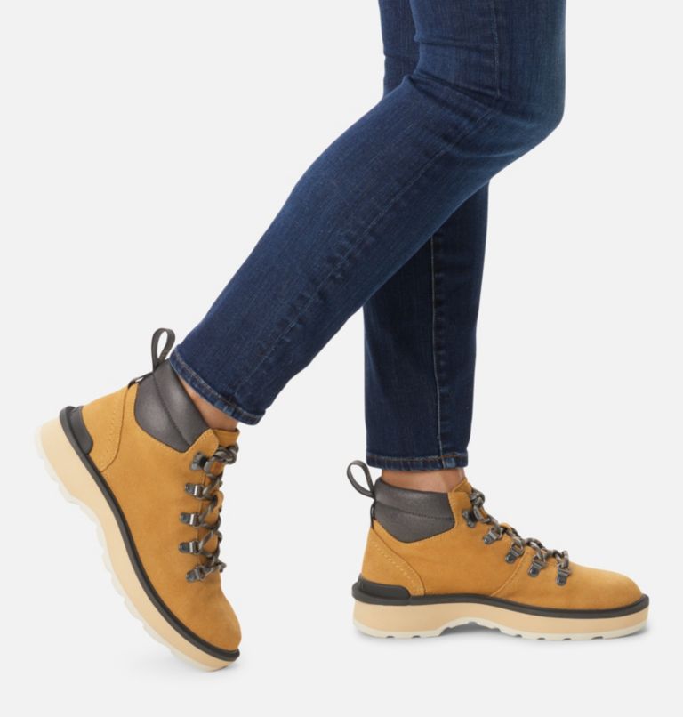 Heeled hiker hot sale boots womens