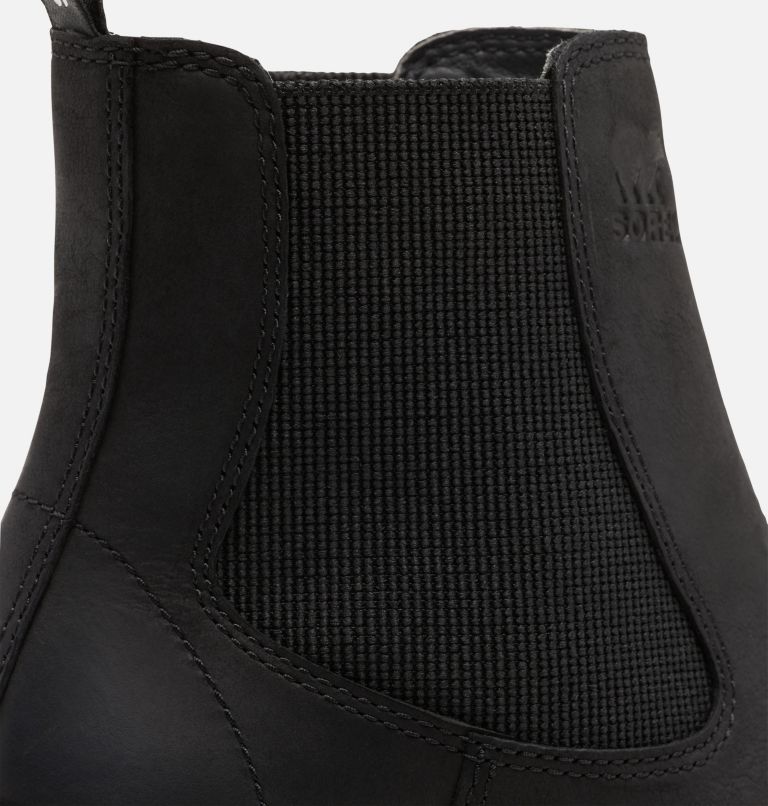 Women's Hi-Line Heel Chelsea Boot, Color: Black, Sea Salt, image 8