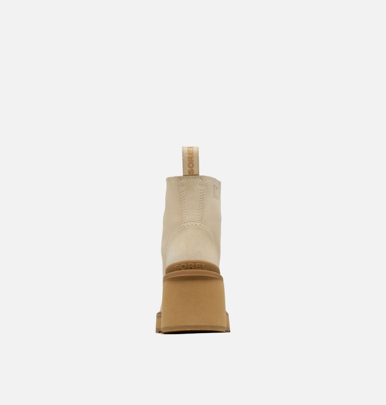 Women's Hi-Line Heel Lace Boot, Color: Bleached Ceramic, Caribou Buff, image 3