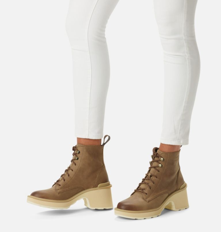 Thumbnail: Women's Hi-Line Heel Lace Boot, Color: Umber, Ceramic, image 8