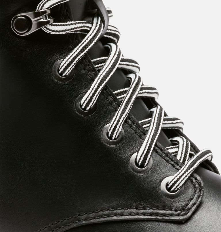 Thumbnail: Lennox Lace STKD wasserdichte Leder-Stiefel für Frauen, Color: Black, Sea Salt, image 8