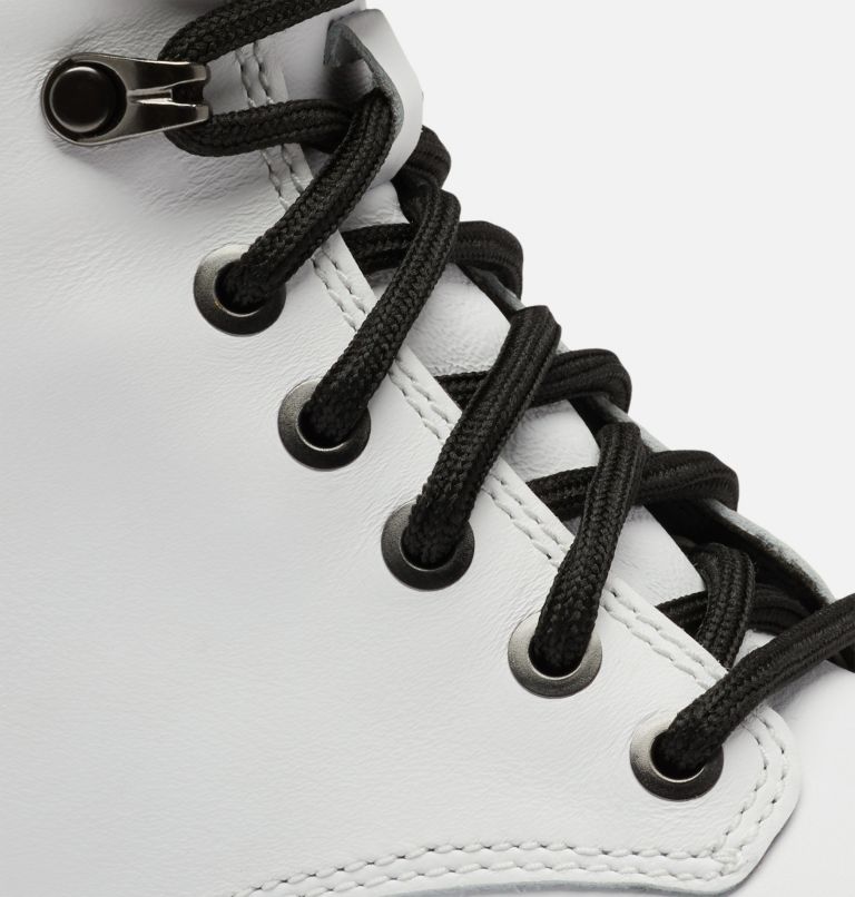 Women's Lennox Lace STKD Boot, Color: White, Black, image 7