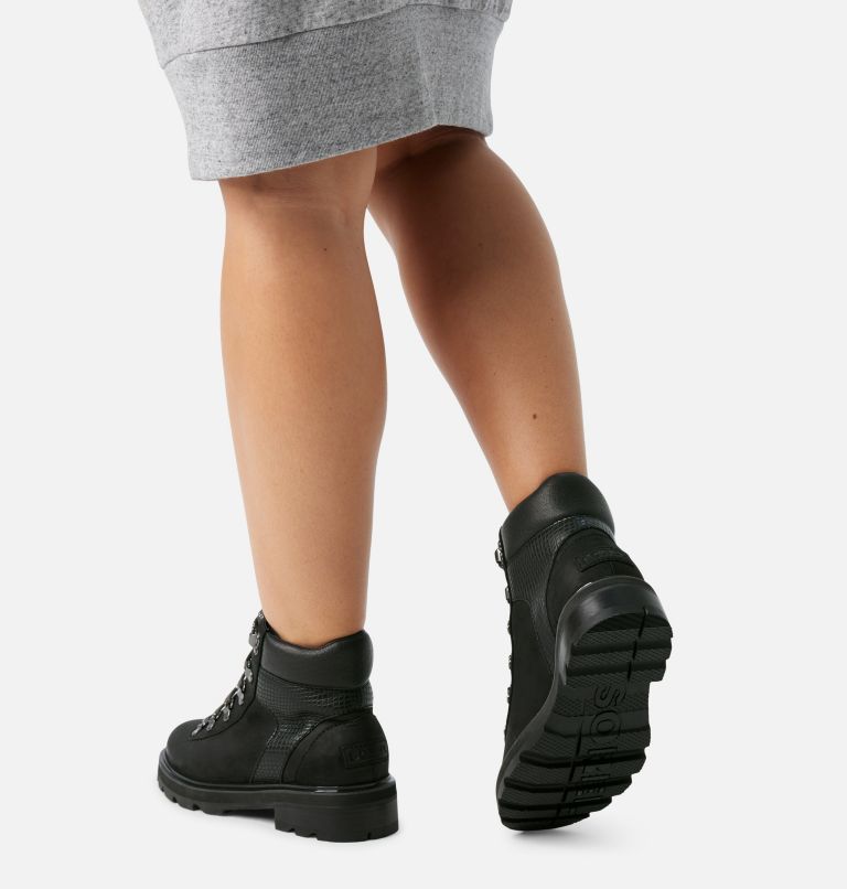 Women's Lennox Hiker STKD Boot, Color: Black, Gum, image 7