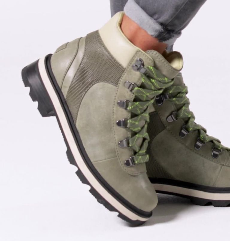 Women's Lennox Hiker STKD  Waterproof Boot, Color: Stone Green, Laurel Leaf