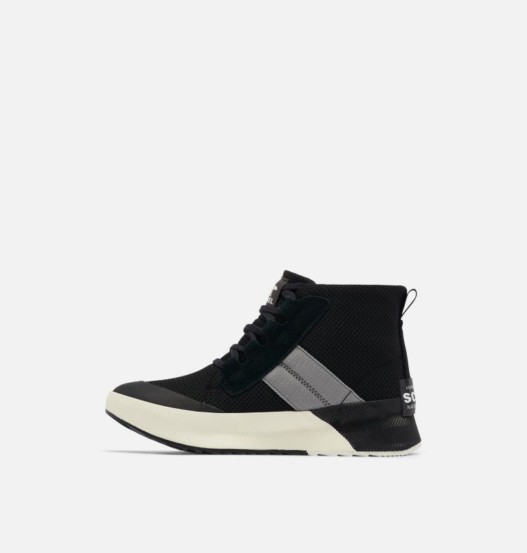 Women's Out N About III Mid Sneaker, Color: Black, Sea Salt, image 4