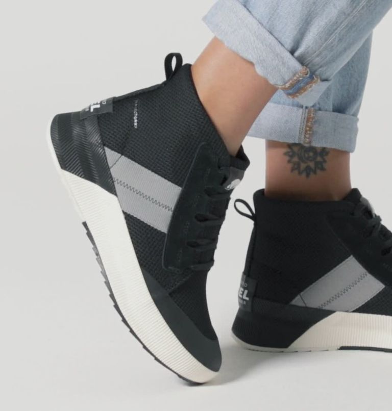 OUT N ABOUT� III MID SNEAKER WP | 010 | 8.5, Color: Black, Sea Salt