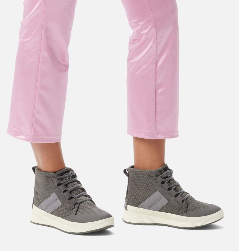 Women's Out N About III Mid Sneaker, Color: Quarry, Sea Salt, image 7