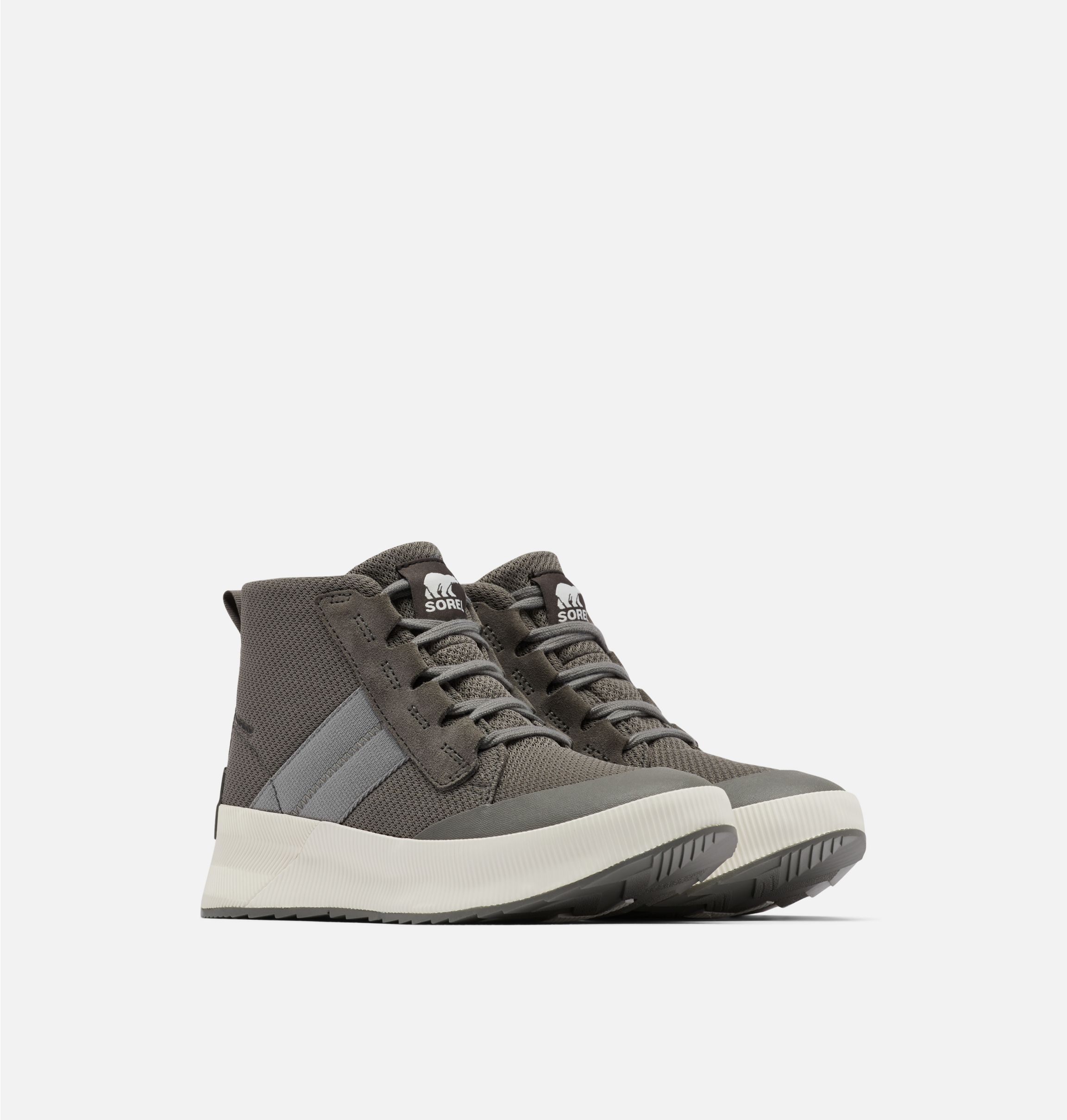 Reload Bicolor mid-cut sneakers in leather