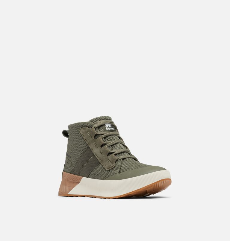 Women's Out N About III Mid Sneaker, Color: Stone Green, Gum, image 7