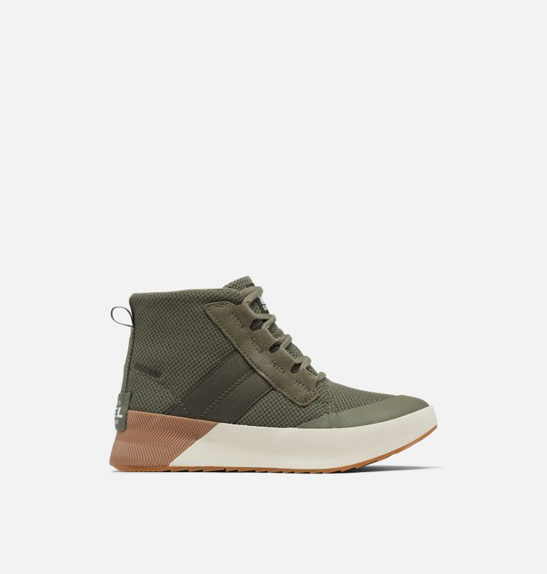 Thumbnail: Women's Out N About III Waterproof Mid Sneaker, Color: Stone Green, Gum, image 1