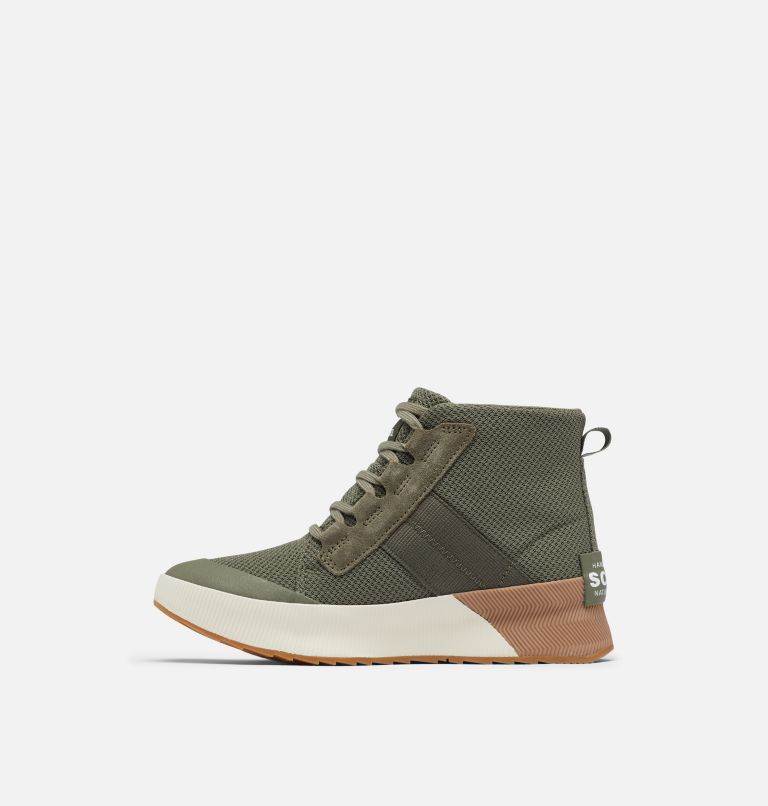 Thumbnail: Women's Out N About III Waterproof Mid Sneaker, Color: Stone Green, Gum, image 4