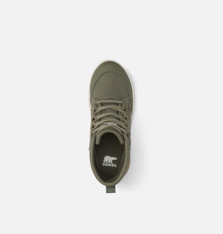 Women's Out N About III Mid Sneaker, Color: Stone Green, Gum, image 5