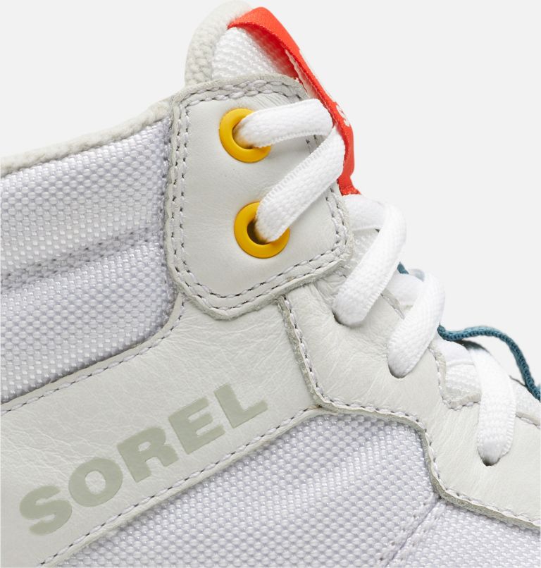 Thumbnail: Women's Sorel Explorer II Sneaker Mid, Color: White, Moonstone, image 7