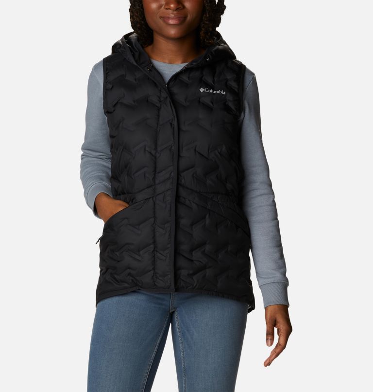 Thumbnail: Women's Delta Ridge Hooded Vest, Color: Black, image 9