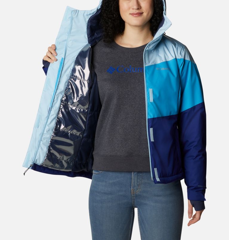 Thumbnail: Women's Tipton Peak II Insulated Jacket, Color: Spring Blue, Dark Sapphire, Blue Chill, image 5