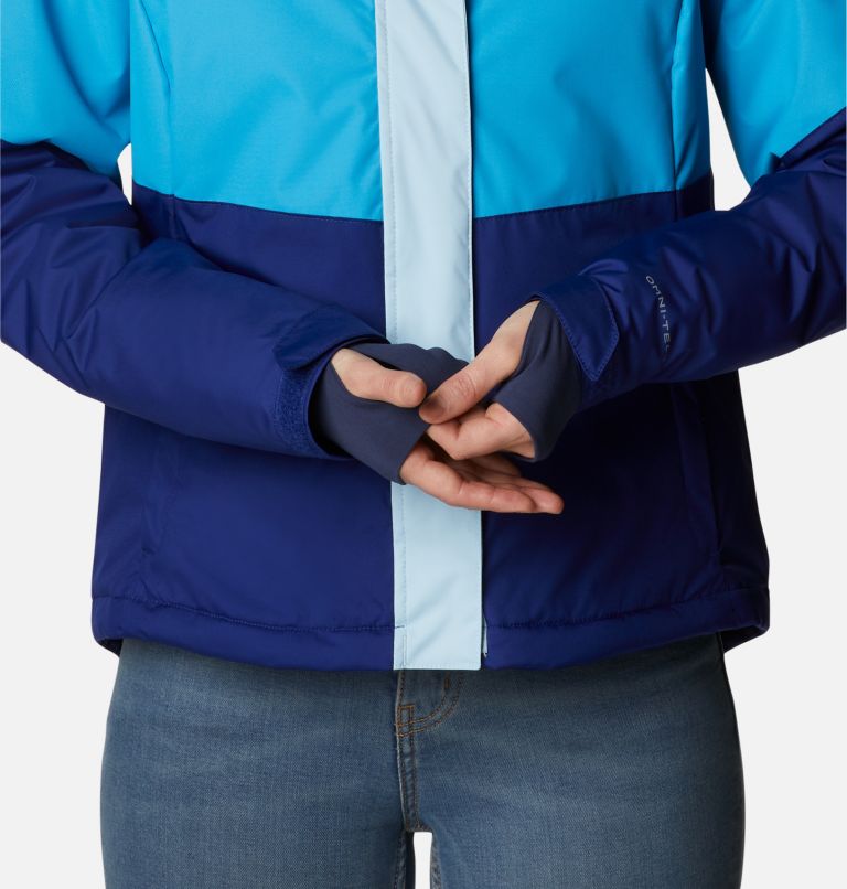 Thumbnail: Women's Tipton Peak II Insulated Jacket, Color: Spring Blue, Dark Sapphire, Blue Chill, image 7