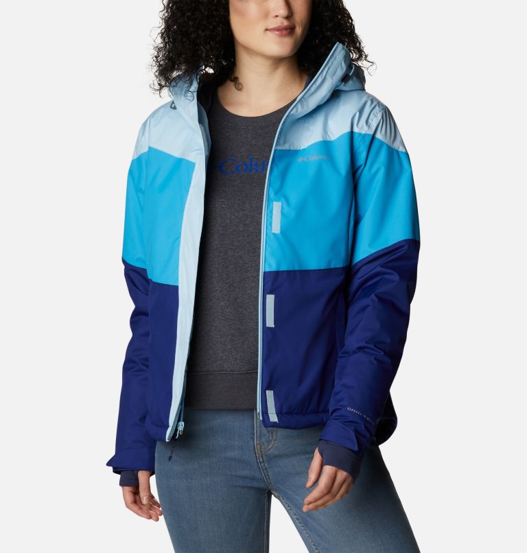 Thumbnail: Women's Tipton Peak II Insulated Jacket, Color: Spring Blue, Dark Sapphire, Blue Chill, image 8