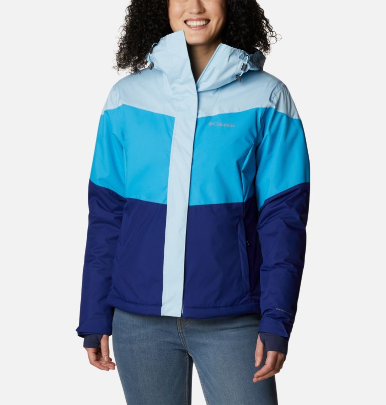 Women's Tipton Peak II Insulated Jacket, Color: Spring Blue, Dark Sapphire, Blue Chill, image 1