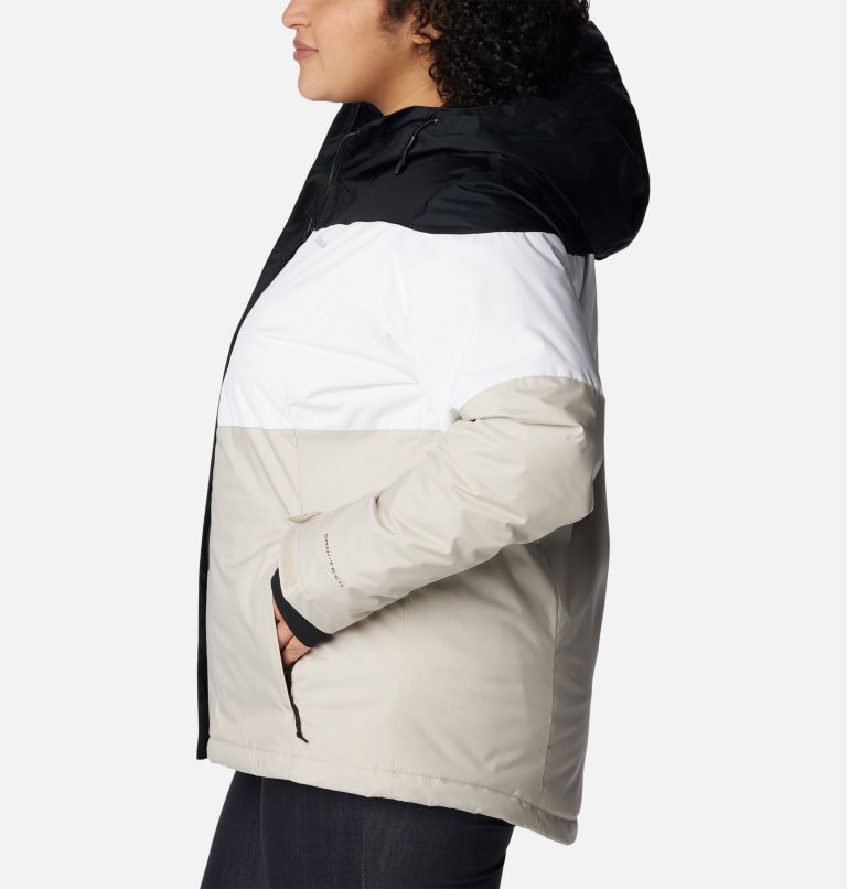 Plus size columbia tipton peak sale hooded insulated jacket