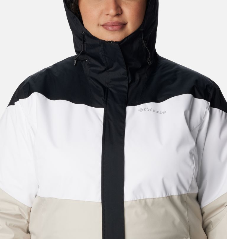 Plus size columbia tipton peak sale hooded insulated jacket