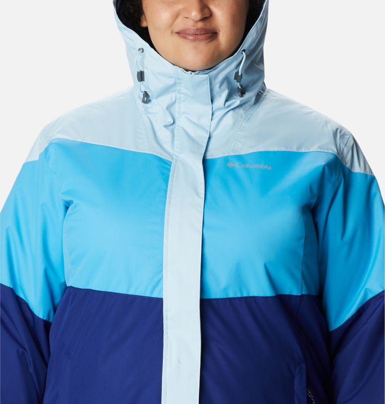 Women's Tipton Peak II Insulated Jacket - Plus Size, Color: Spring Blue, Dark Sapphire, Blue Chill, image 4
