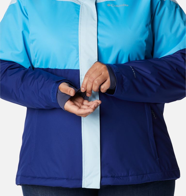 Women's Tipton Peak II Insulated Jacket - Plus Size, Color: Spring Blue, Dark Sapphire, Blue Chill, image 7