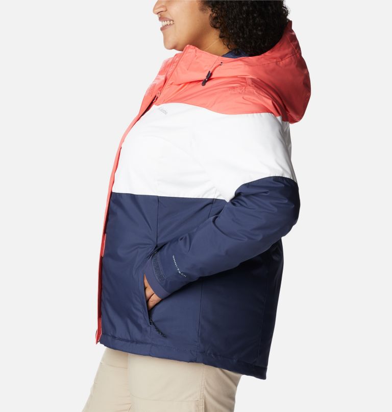 Tipton Peak II Insulated Jacket | 614 | 2X, Color: Blush Pink, White, Nocturnal, image 3
