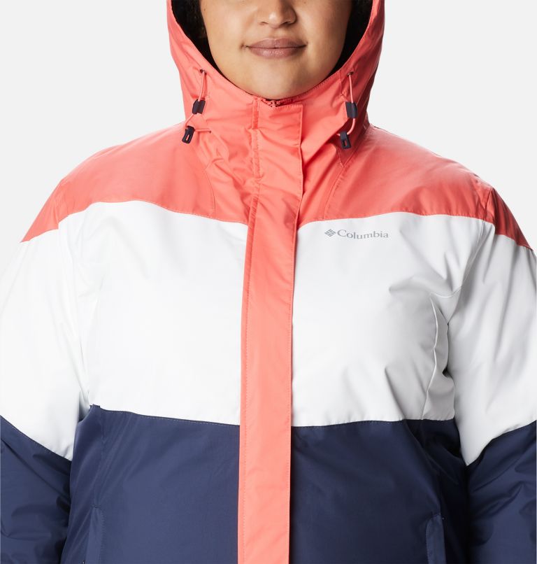 Women's Tipton Peak II Insulated Jacket - Plus Size, Color: Blush Pink, White, Nocturnal, image 4