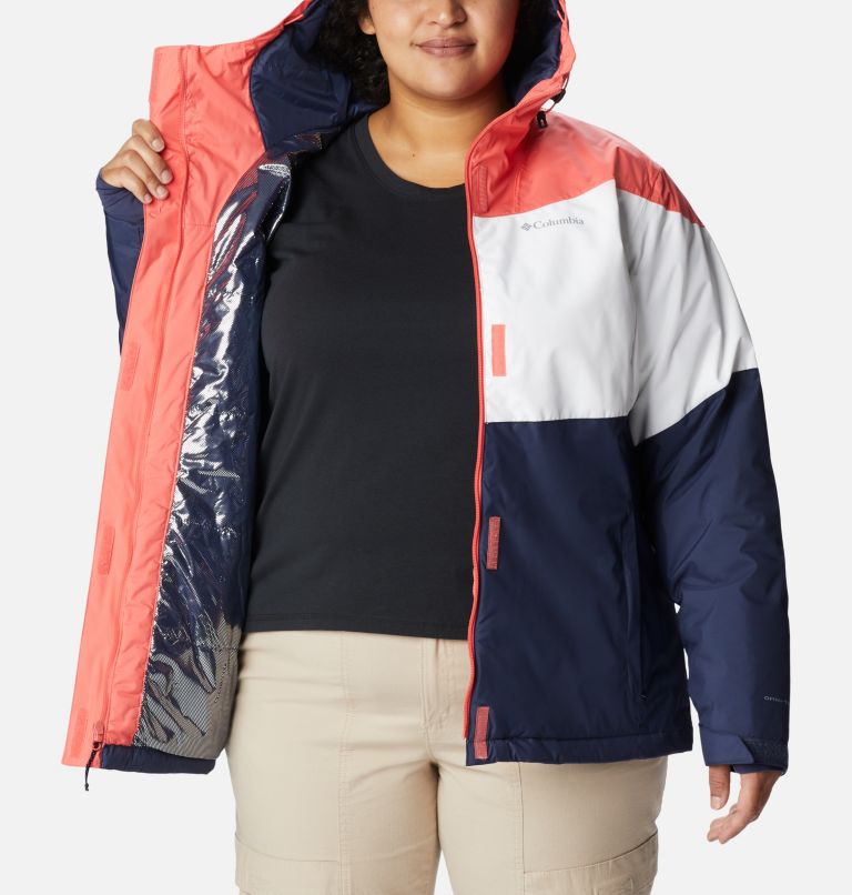 Women's Tipton Peak II Insulated Jacket - Plus Size, Color: Blush Pink, White, Nocturnal, image 5