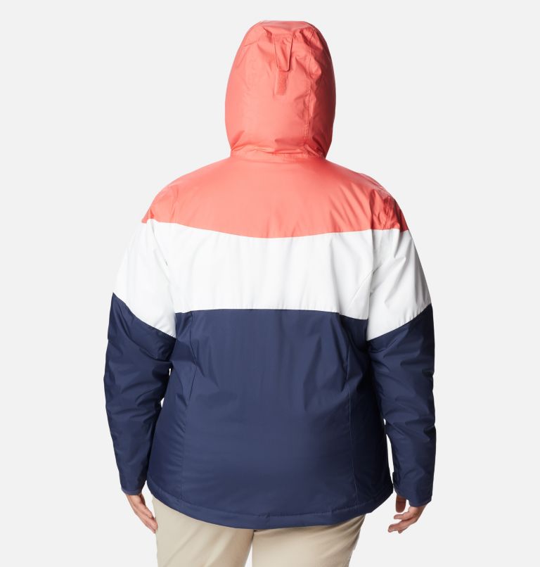 Thumbnail: Women's Tipton Peak II Insulated Jacket - Plus Size, Color: Blush Pink, White, Nocturnal, image 2