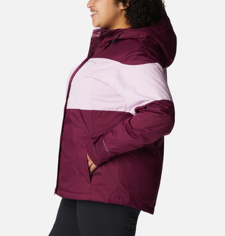 Women's Tipton Peak II Insulated Jacket - Plus Size, Color: Marionberry, Aura, image 3