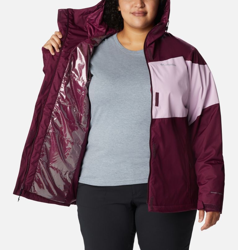 Women's Tipton Peak II Insulated Jacket - Plus Size, Color: Marionberry, Aura, image 5