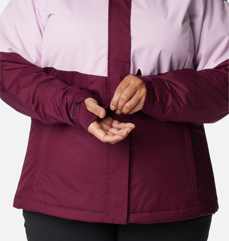 Thumbnail: Women's Tipton Peak II Insulated Jacket - Plus Size, Color: Marionberry, Aura, image 7