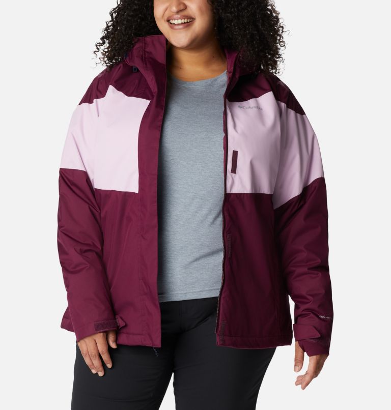 Women's Tipton Peak II Insulated Jacket - Plus Size, Color: Marionberry, Aura, image 8