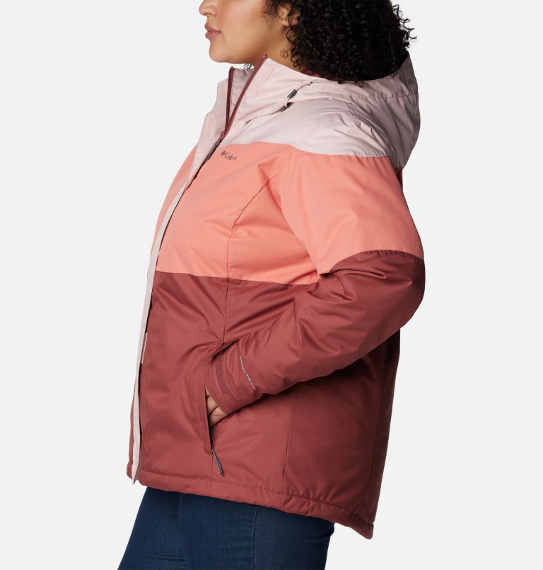 Plus size columbia tipton store peak hooded insulated jacket