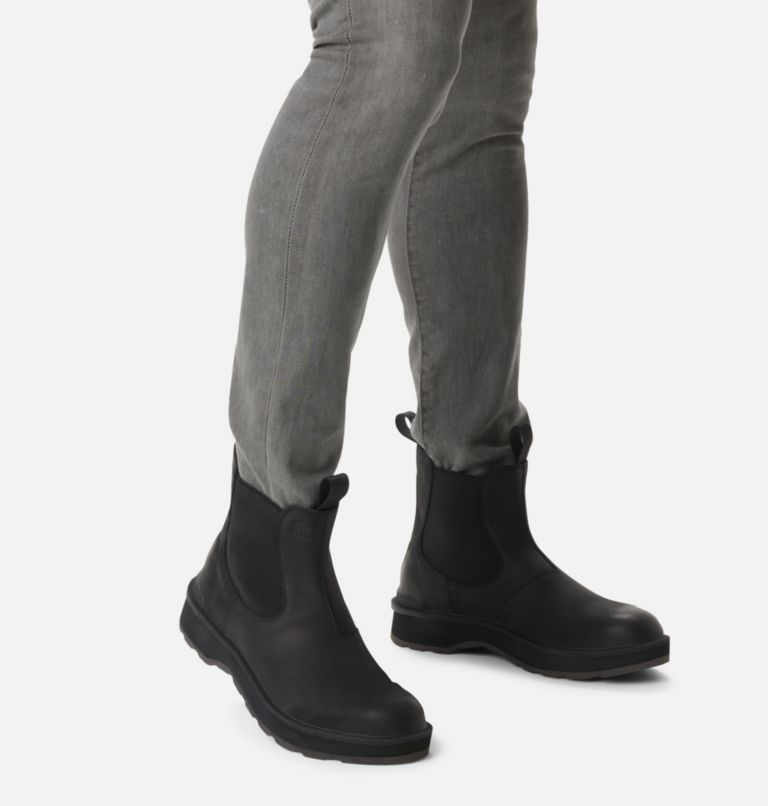 Thumbnail: Men's Hi-Line Chelsea Boot, Color: Black, Jet, image 8