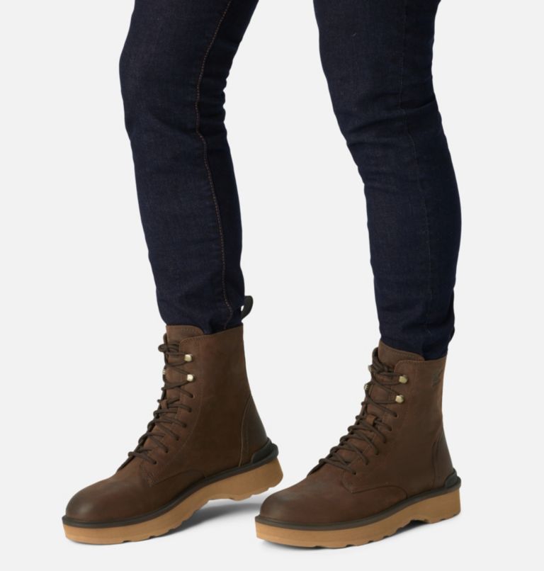 Men's Hi-Line Lace Boot, Color: Fallen, Velvet Tan, image 7