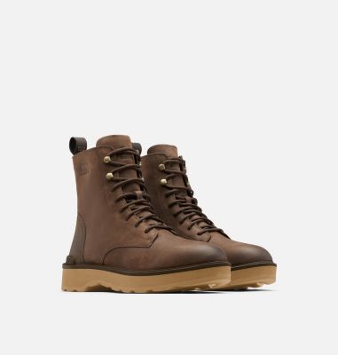 Men's Hi-Line Lace Boot, Color: Fallen, Velvet Tan, image 2