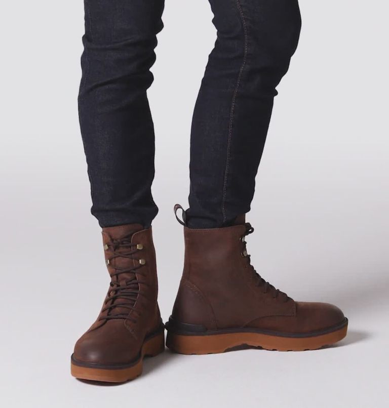 Men's Hi-Line Lace Boot, Color: Fallen, Velvet Tan
