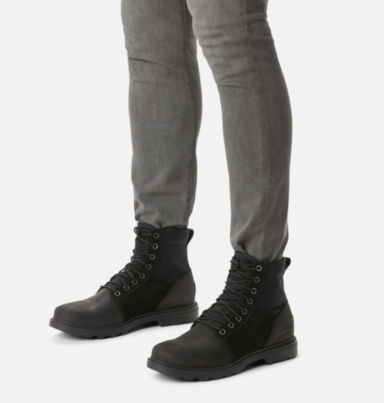 Men's Carson Six Waterproof Boot, Color: Black, Dark Stone, image 8