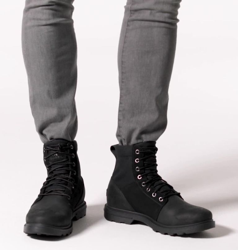 Men's Carson Six Boot, Color: Black, Dark Stone