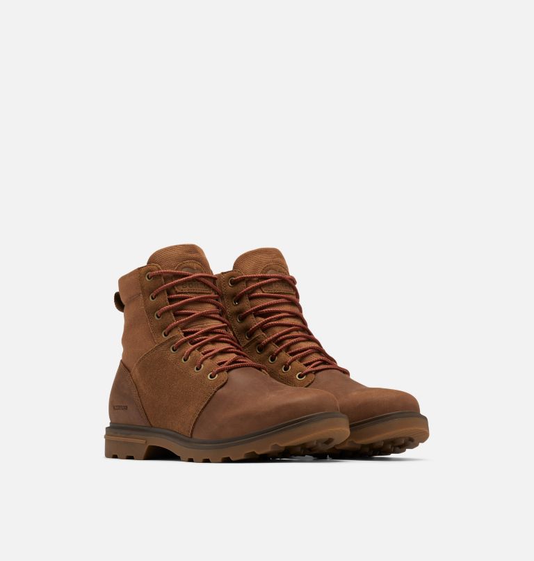 Men's Carson Six Waterproof Boot, Color: Velvet Tan, Umber, image 2