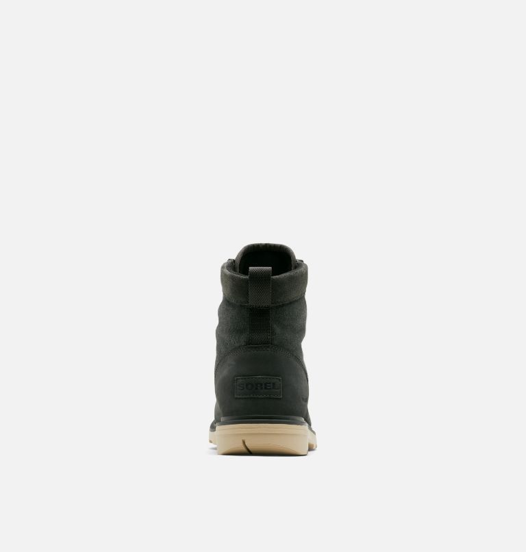 Men's Carson Moc Waterproof Winter Boot, Color: Coal, Oatmeal, image 3