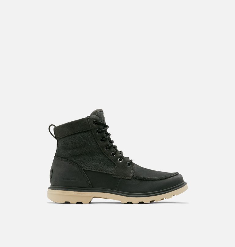 Men's Carson Moc Waterproof Winter Boot, Color: Coal, Oatmeal, image 1