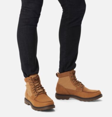 Men's Carson Moc Boot, Color: Camel Brown, Umber